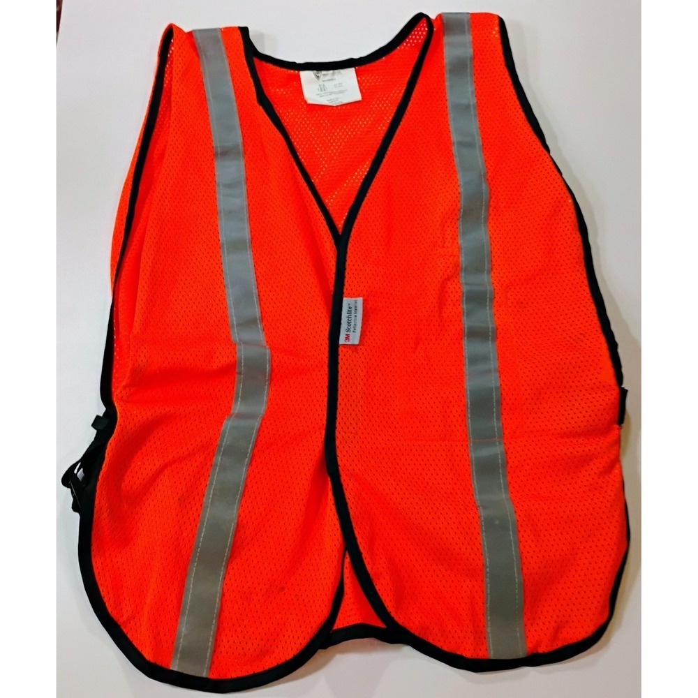 3M Orange Reflective Saftey Vest One Size Fits Most